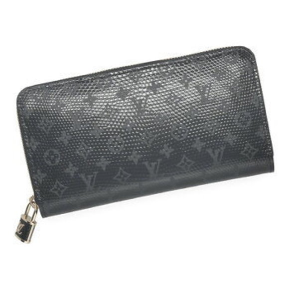 Louis Vuitton Monogram Lizard Zippy Wallet Black - Picture 1 of 3